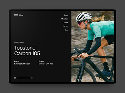 Cannondale Bicycle Store Concept bicycle cannondale clean concept cycling hero interface layout minimal sport typography ui web webdesign website