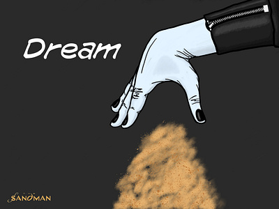 Dream - Sandman Inspired adobe adobe sketch comic book art illustration inspired by visual designer