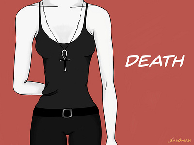 Death - Sandman Inspired adobe character design comic inspired death designer illustration neil gaiman procreate