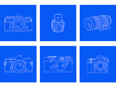 Advance Camera, Inc. Instagram Highlights Covers adobe adobe illustrator branding design designer graphic design instagram graphics social media design social media graphics