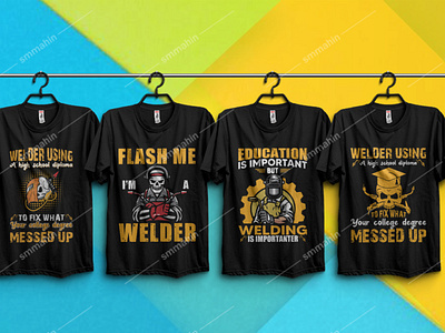 WELDER T-SHIRT DESIGN BUNDLE