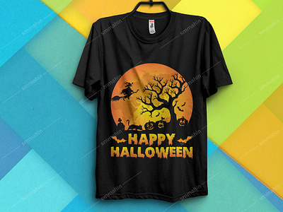 HAPPY HALLOWEEN T-SHIRT DESIGN