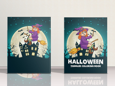 👉Halloween Toddler Coloring Book. book design bookcover creepy design fall graphic design halloween halloween party happyhalloween pumpkin spooky spookyseason trickortreat vector