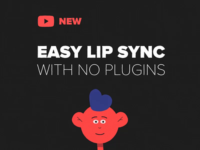 Easy Lip Sync with no plugins after effects face animation motion motion beast motion design mouth animation tutorial
