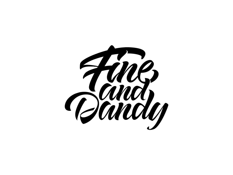 Fine And Dandy Logo Intro by YaroFlasher on Dribbble
