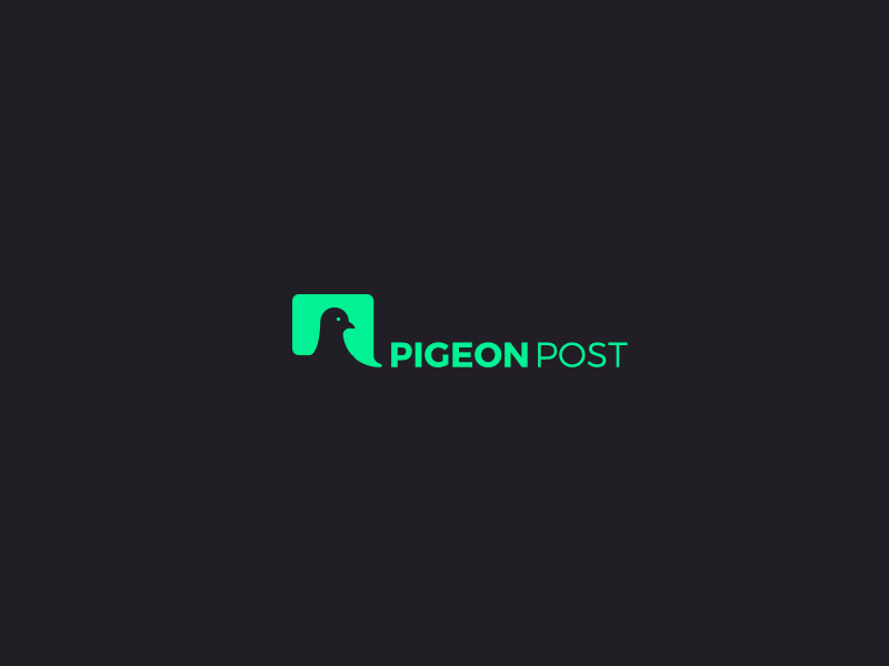 Logo Intro Pigeon Post after effects animation flat intro logo message pigeon post
