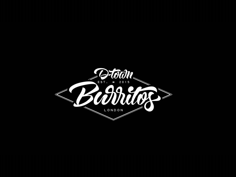 Burritos Lettering Logo Animation Intro after animation burritos drawing effects fancy fresh intro lettering logo suit