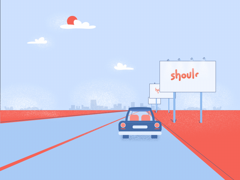 Long Road by YaroFlasher for Motion Design School on Dribbble