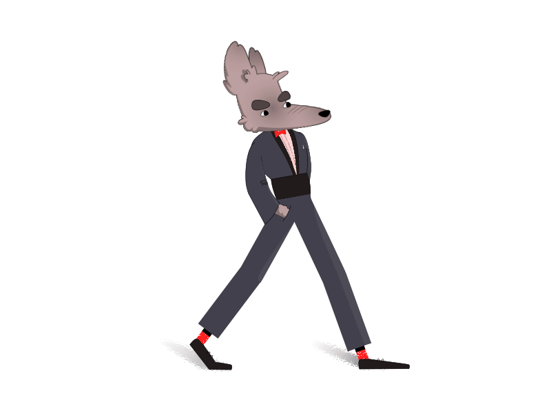 Walking Wolf