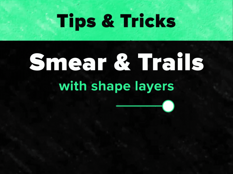 Smear & Trails with Shape Layers ae animation cartoon free motiontricks pendulum shapes smear tips trail tricks tutorial