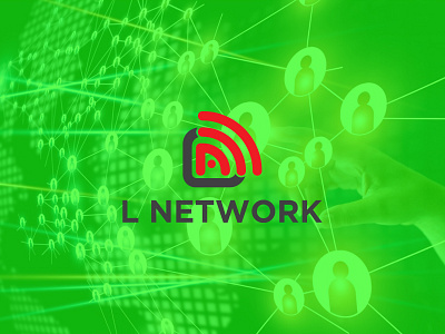 L Network Logo branding design flat goodesignr graphic design icon logo logodesign logodesigner logotype minimal modernlogo monogramlogo networklogo typography uniquelogo