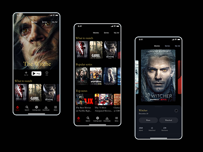 Movies app app design design mobile movies ui ui design uidesign uiux ux uxdesign