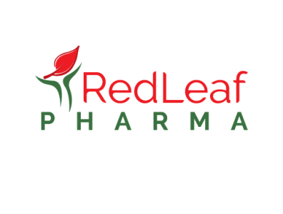 RedLeaf Pharma brand logo logo design logodesign medical logo pharmacy sanjoy