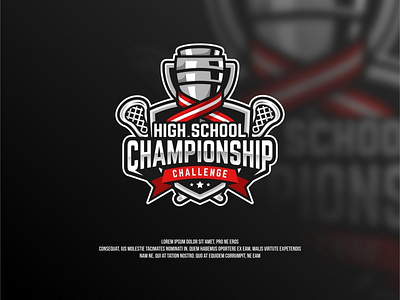 High School Championship Challange Logo Design