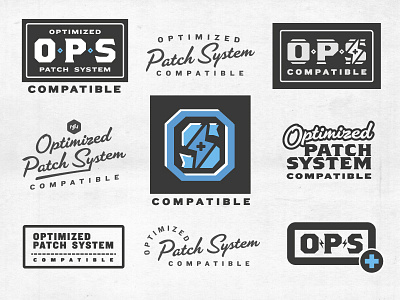 O.P.S. Logos badges lettering logos onnit patch patches