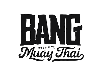 Bang Muay Thai Logo bang logo muay thai one color