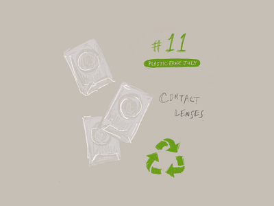 Plastic Free July 11 - Contact lenses