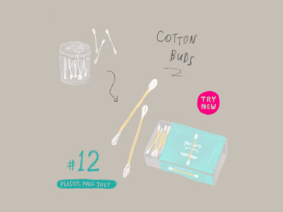 Plastic Free July 12 Cotton buds