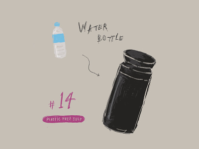 Plastic Free July 14 - Water bottle