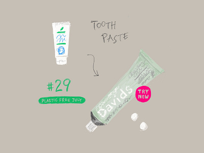 Plastic Free July 29 - Toothpaste