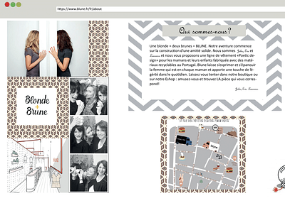 Site Web Blune art branding design illustration indesign school ui ux web webdesign website