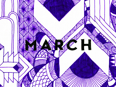 Happy March y'all calendar pattern