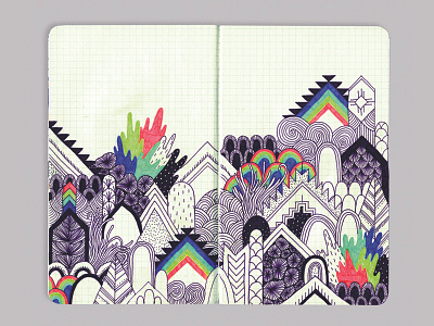 Moleskine geometric graph paper moleskine sketchbook totem tribal