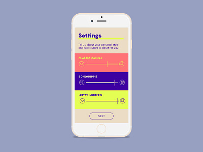 Daily UI 007 - Settings