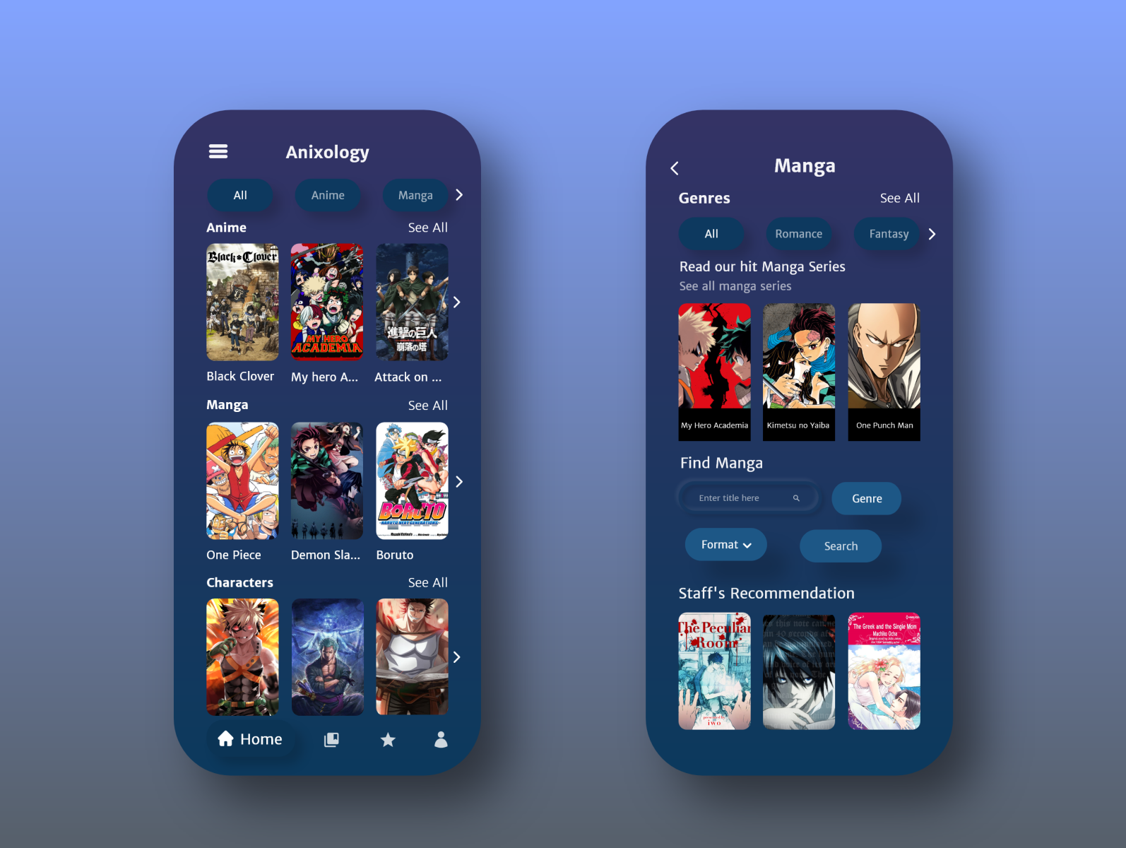 Anime App Design by Alish KC on Dribbble