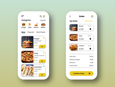 Food Delivery App adobexd app app design digital food app food delivery food delivery app ordering ordering app ui ui design ux