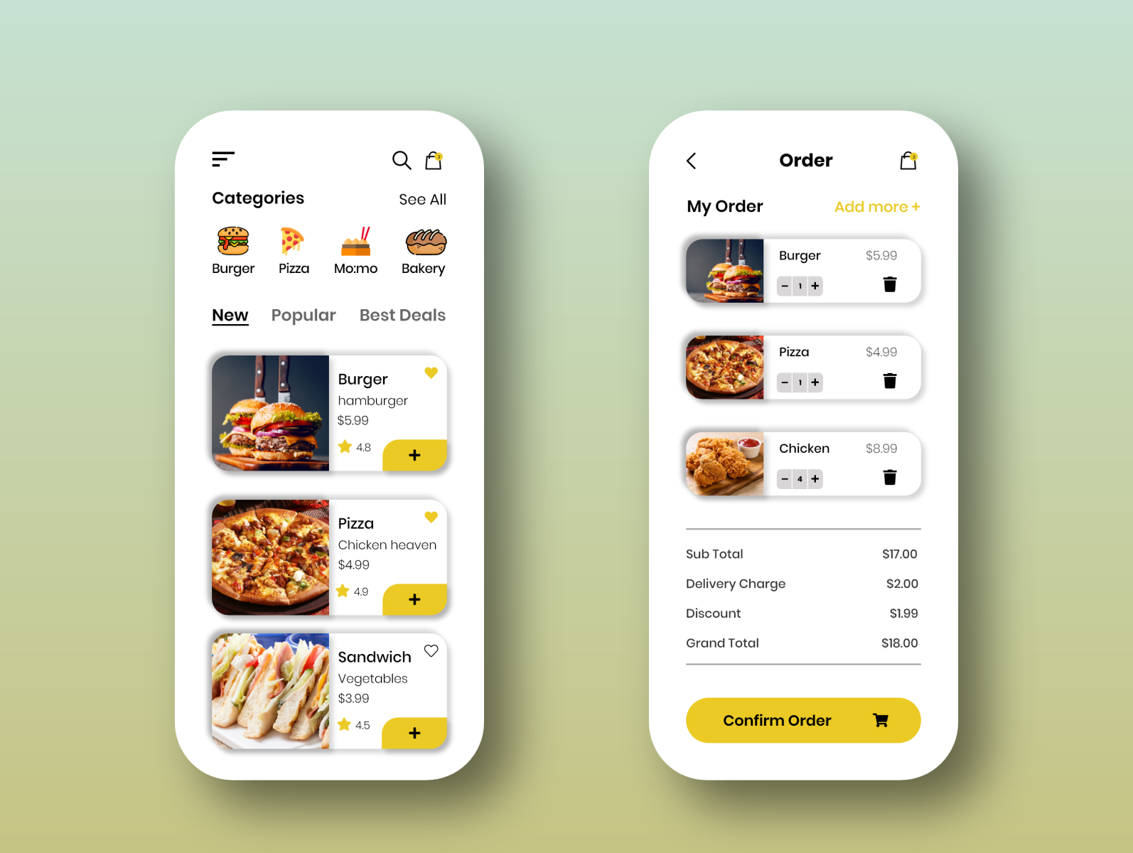 Food Delivery App by Alish KC on Dribbble