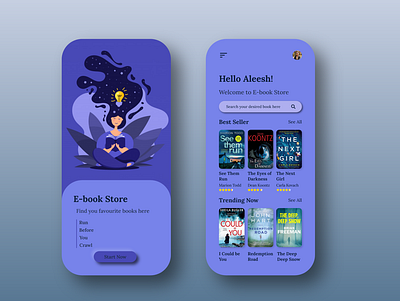 e-Library design - Book store app adobexd app app design book bookshop bookstore concept app dribbble app ebook design mobile app reading app ui uidesign ux