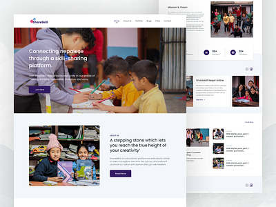 ShareSkill Nepal website design