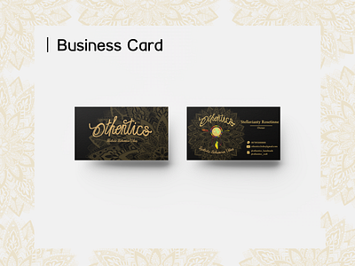 Design Business Card for Othentics branding business card design