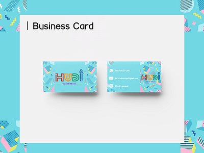 Design Business Card for HUDI branding business card design