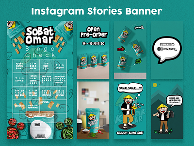Instagram Stories Banner advertising banner design design illustration instagram banner instagram post instagram stories vector