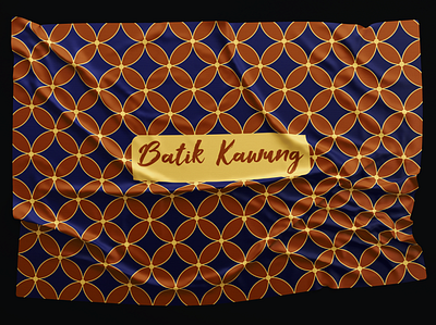 Batik Kawung design fabric design fabric pattern