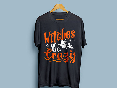 Witches be Crazy - T-shirt design 3 absrtact art branding design graphic design halloween happy halloween illustration logo retro t shirt ui vector