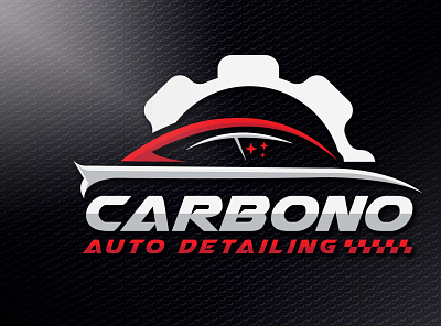 Carbono Auto Detailing branding logo minimal typography vector