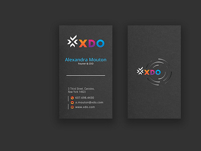 Business card design