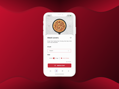 Pizza Delivery Mobile Application bitcoin chart cryptocurrency market design dogecoin illustration logo mobile application ui design ux design