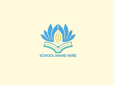 new creative school logo design