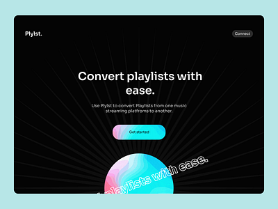 Plylst. (Desktop) app design desktop product design spotify ui ux