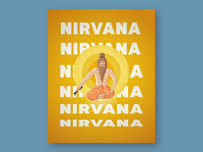 NIRVANA sketch typo poster sadhu