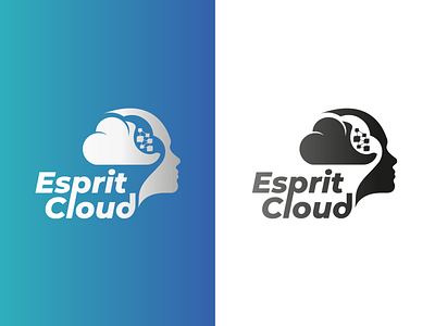 Esprit Cloud Duo branding design graphic design logo logo design