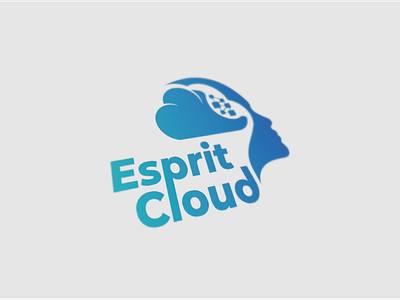 Esprit Cloud Logo branding design graphic design logo logo design mockup