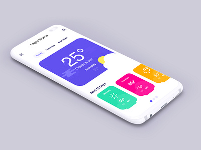 Weather Mobile App UI app branding business graphic graphic design icon instagram ui ux web