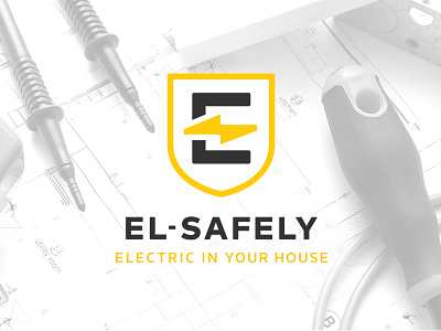 Electrician Logotype current electric electrician electricity logo logotype spark