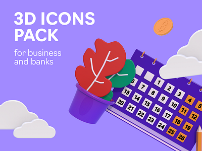 3d icons pack title