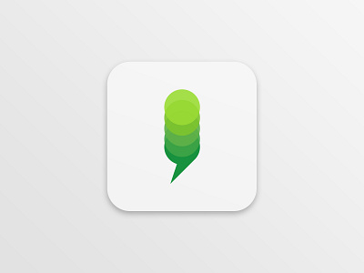 call2text 2 app branding design flat green icon logo minimal startup vector